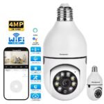 Indoor WiFi 360 PTZ Bulb Camera