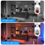 Indoor WiFi 360 PTZ Bulb Camera - Image 8