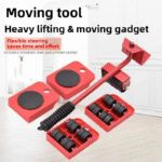 🏠 Universal Wheel Furniture Mover Set – Heavy Furniture Moving Tool