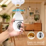 Indoor WiFi 360 PTZ Bulb Camera - Image 3